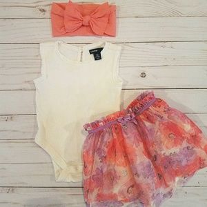 Baby 3-6mo tutu outfit